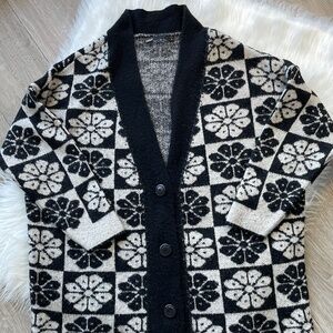 Cardigan flower print XS ONLY brand